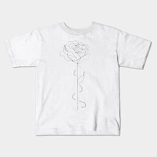 Simple Rose Kids T-Shirt